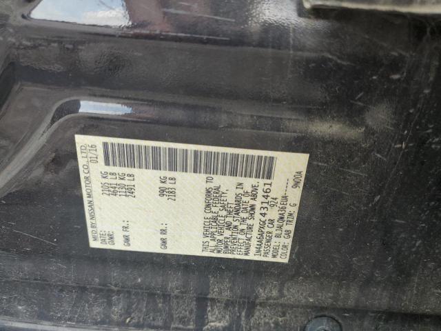 2016 NISSAN MAXIMA 3.5 - 1N4AA6APXGC431461