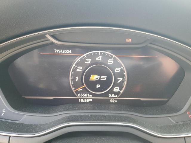 2018 AUDI S5 PRESTIG WAUC4CF58JA127402