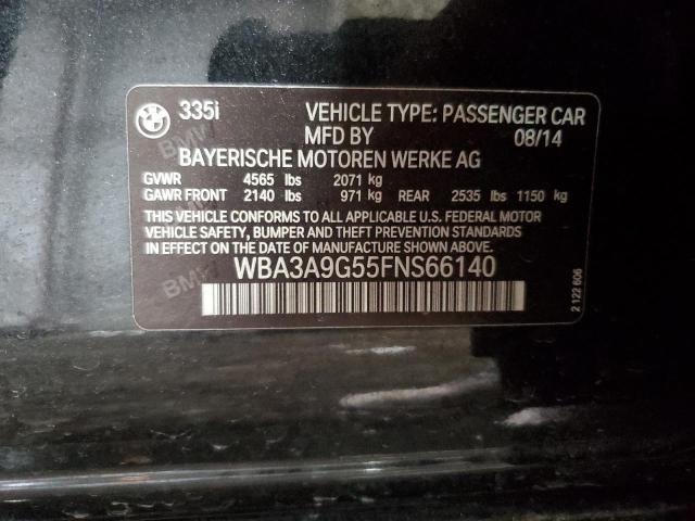 VIN WBA3A9G55FNS66140 2015 BMW 3 Series, 335 I no.13