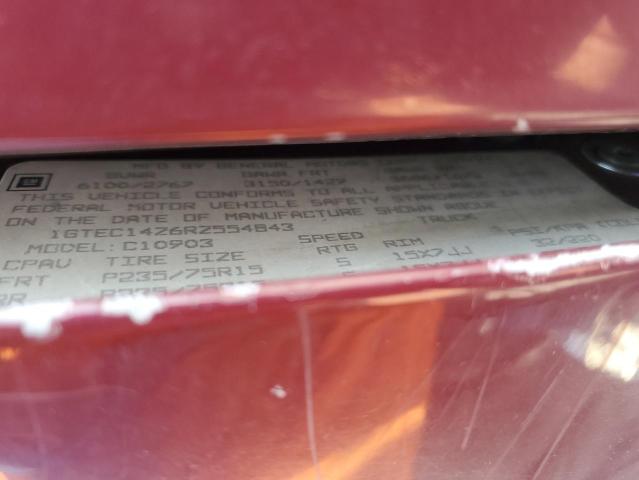 1994 GMC Sierra C1500 VIN: 1GTEC14Z6RZ554843 Lot: 53782704