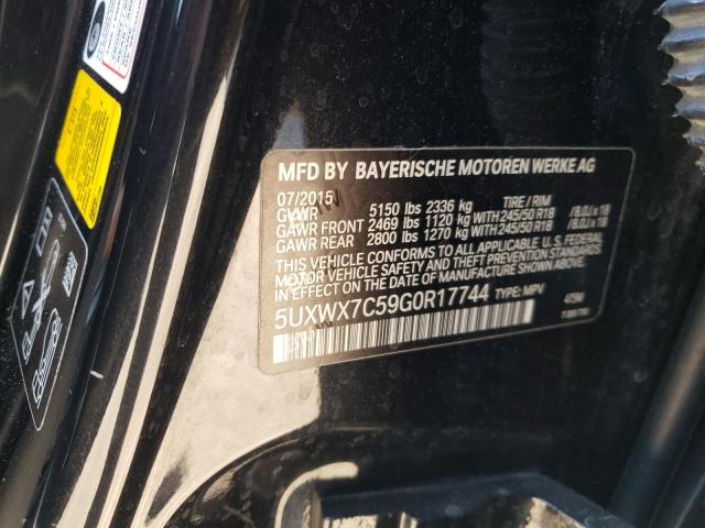 2016 BMW X3 xDrive35I VIN: 5UXWX7C59G0R17744 Lot: 62078974