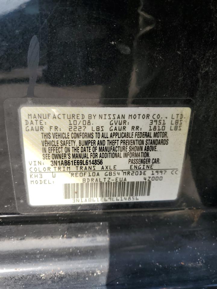 3N1AB61E69L614856 2009 Nissan Sentra 2.0