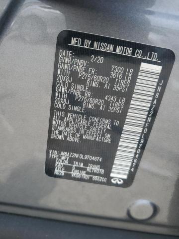 2020 INFINITI QX80 LUXE - JN8AZ2NF0L9704674