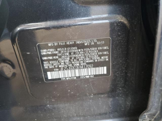 2014 Subaru Forester 2.0Xt Premium VIN: JF2SJGDC0EH412092 Lot: 60973794