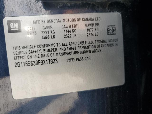 2015 CHEVROLET IMPALA LTZ 2G1165S30F9217823