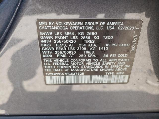 2023 VOLKSWAGEN ATLAS SE 1V2HP2CA7PC537325  63717044