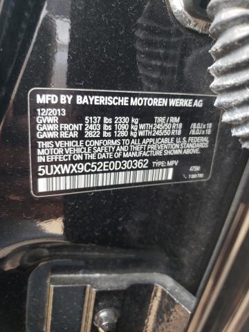 VIN 5UXWX9C52E0D30362 2014 BMW X3, Xdrive28I no.13