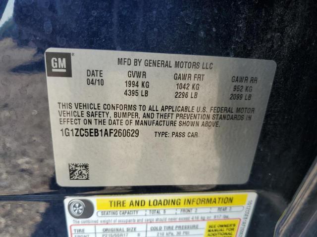 2010 Chevrolet Malibu 1Lt VIN: 1G1ZC5EB1AF260629 Lot: 61460274