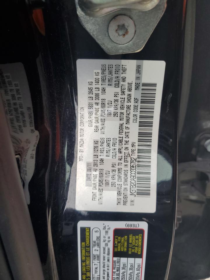 JM3TB2CA9C0335762 2012 Mazda Cx-9