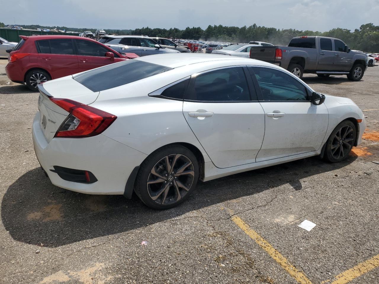 Lot #2784483672 2020 HONDA CIVIC SPOR