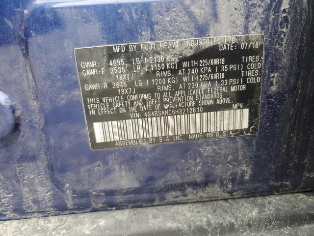 2017 SUBARU OUTBACK 2. - 4S4BSANC6H3212810