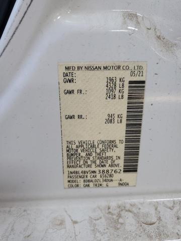 VIN 1N4BL4BV5MN388762 2021 NISSAN ALTIMA no.13