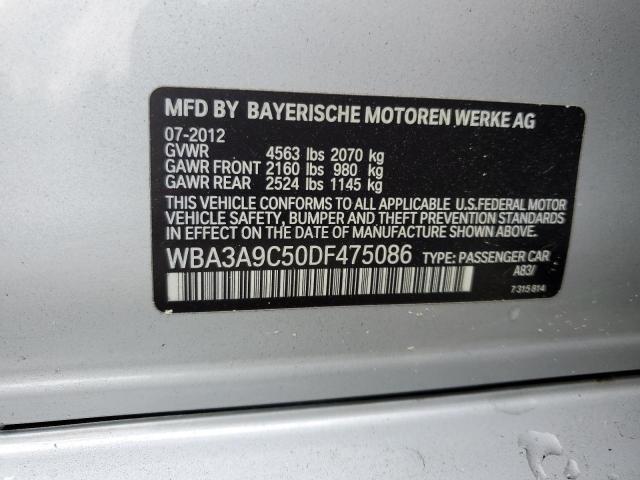 VIN WBA3A9C50DF475086 2013 BMW 3 Series, 335 I no.12