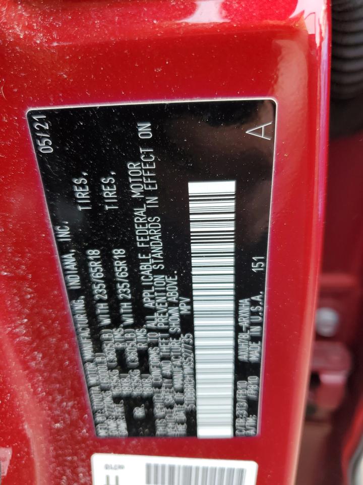 5TDBBRCH1MS527735 2021 Toyota Highlander Hybrid Le