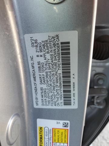 2021 HONDA ACCORD SPO - 1HGCV1F45MA056015