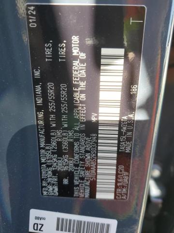 2024 TOYOTA GRAND HIGH - 5TDAAAB52RS037948