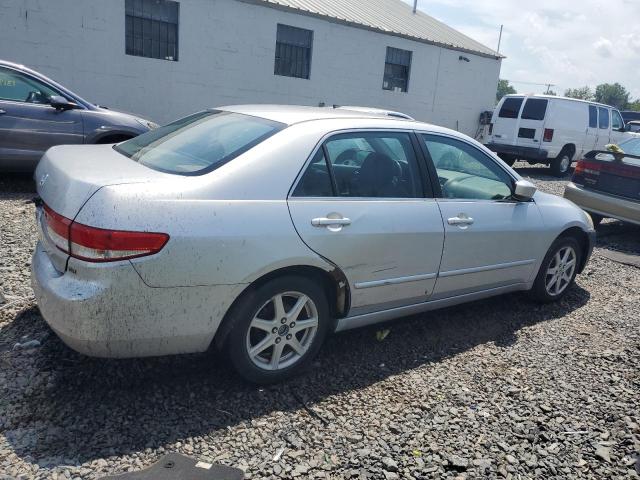 HONDA ACCORD EX 2003 silver sedan 4d gas 1HGCM66513A074938 photo #4