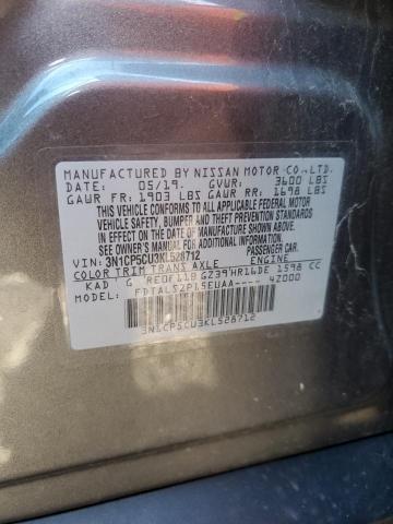2019 NISSAN KICKS S - 3N1CP5CU3KL528712