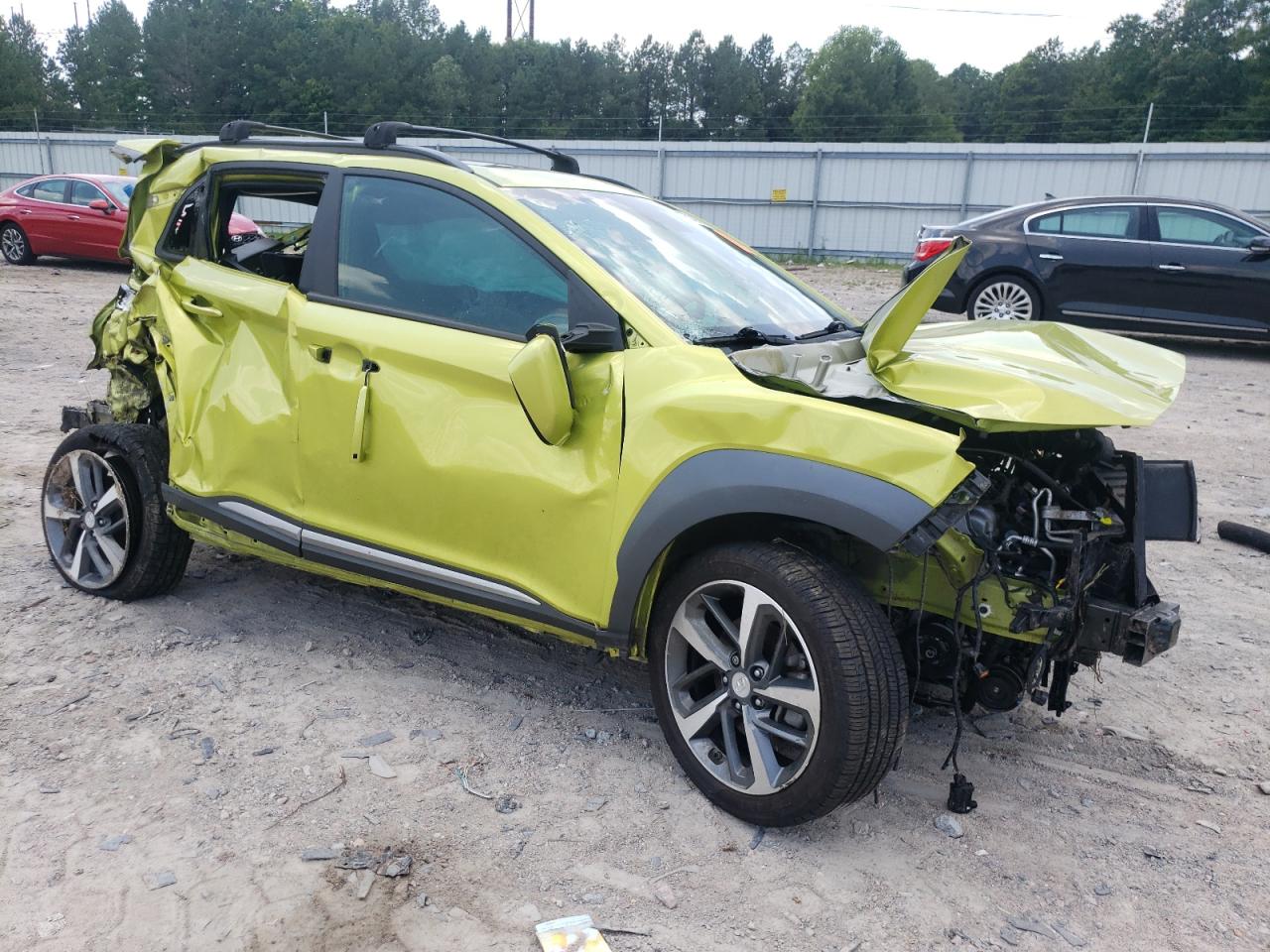Lot #3316774418 2020 HYUNDAI KONA ULTIM