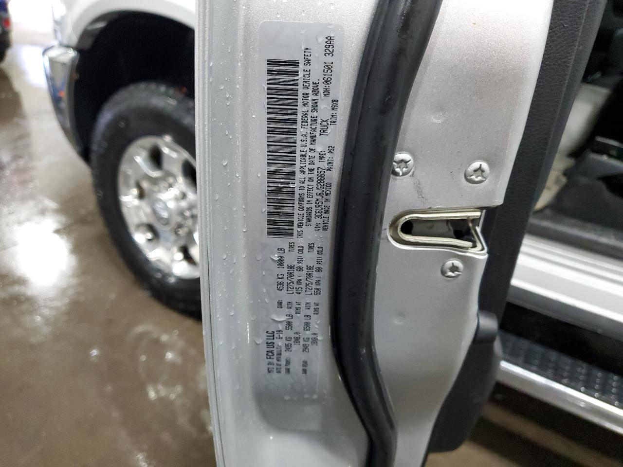 3C6UR5MJ6JG286657 2018 Ram 2500 Slt