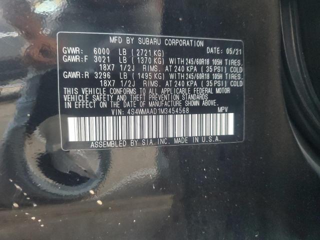 VIN 4S4WMAAD1M3454568 2021 Subaru Ascent no.13