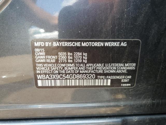 2016 BMW 335 XIGT - WBA3X9C54GD869320