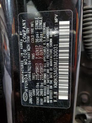 2021 HYUNDAI KONA ULTIM - KM8K53AGXMU130031