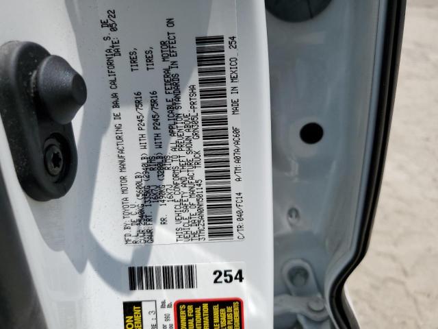 2022 TOYOTA TACOMA DOU - 3TMCZ5AN0NM501145
