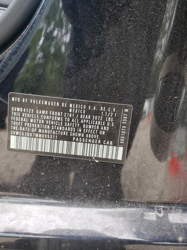 3VWC57BU7MM095311 2021 Volkswagen Jetta S