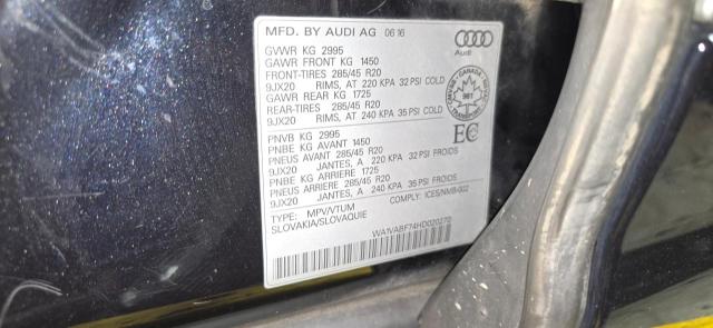 VIN WA1VABF74HD020270 2017 Audi Q7, Prestige no.10