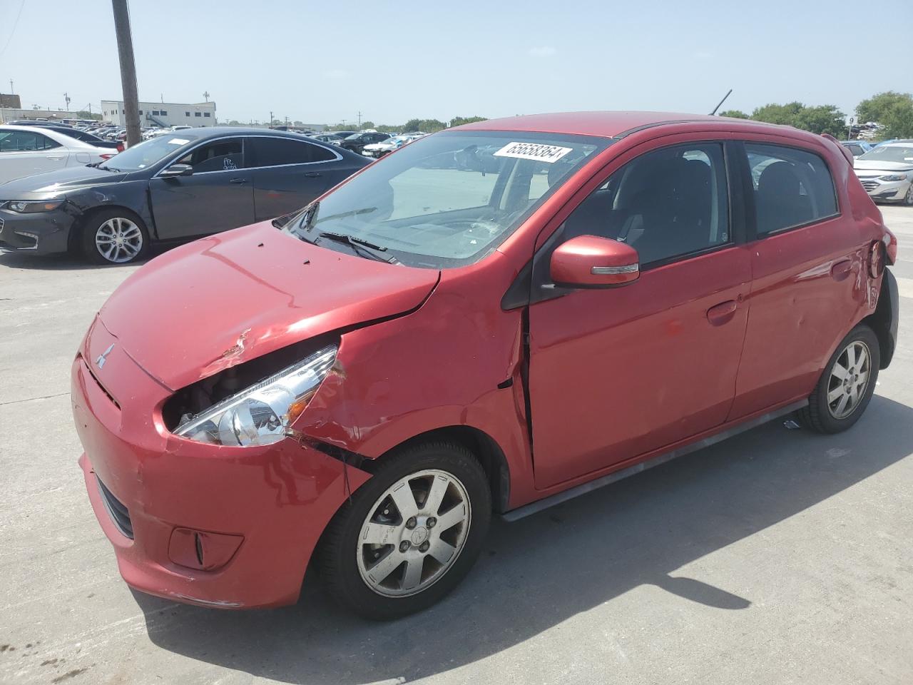 Lot #2894745831 2015 MITSUBISHI MIRAGE ES