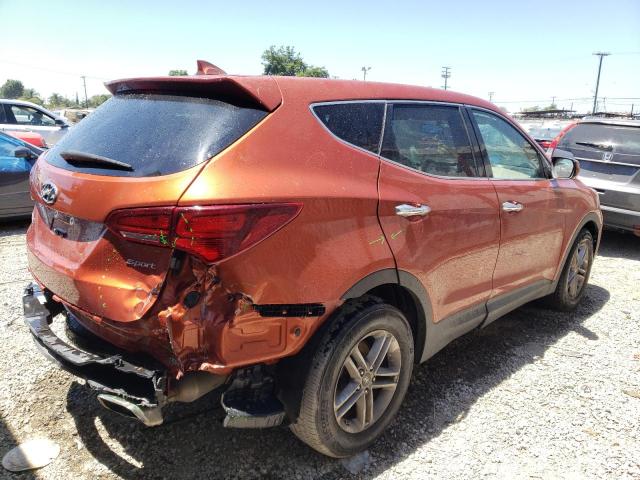 HYUNDAI SANTA FE S 2017 orange  gas 5XYZT3LB5HG449113 photo #4