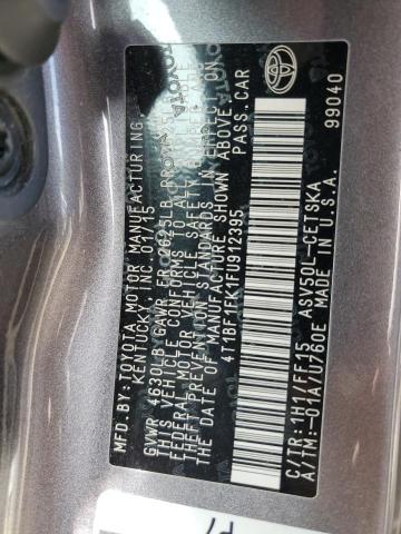 VIN 4T1BF1FK1FU912395 2015 Toyota Camry, LE no.12