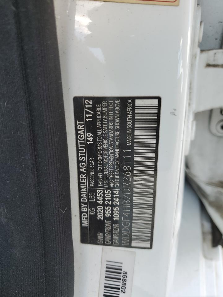 WDDGF4HB7DR268111 2013 Mercedes-Benz C 250