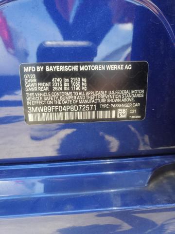 2023 BMW 330Xi VIN: 3MW89FF04P8D72571 Lot: 61735614
