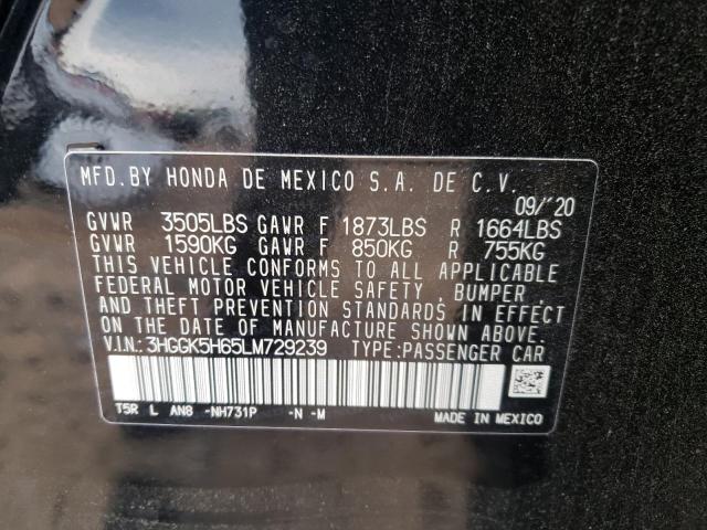 2020 HONDA FIT SPORT - 3HGGK5H65LM729239