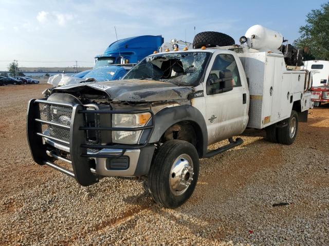 FORD F550 SUPER 2011 white chassis diesel 1FDUF5HT9BEB66983 photo #1