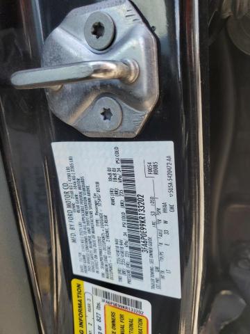 VIN 3FA6P0E99KR133202 2019 Ford Fusion, Sel no.12