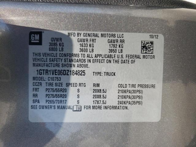 2013 GMC Sierra C1500 Sle VIN: 1GTR1VE06DZ184825 Lot: 61833094