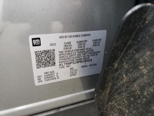 2023 CHEVROLET TRAIL BLAZ KL79MPS29PB190928