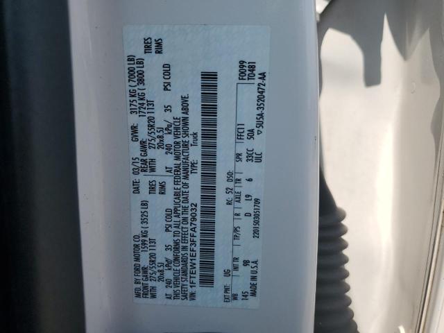 2015 FORD F150 SUPER - 1FTEW1EF3FFA79032