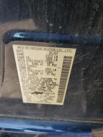 2008 Nissan Pathfinder S VIN: 5N1AR18B98C604058 Lot: 62556154