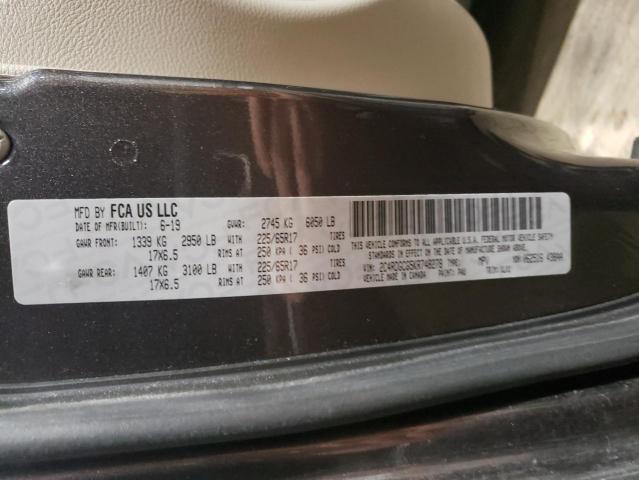 2019 DODGE GRAND CARA - 2C4RDGCG5KR748278
