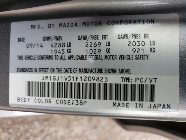 2015 MAZDA 6 TOURING - JM1GJ1V51F1209823