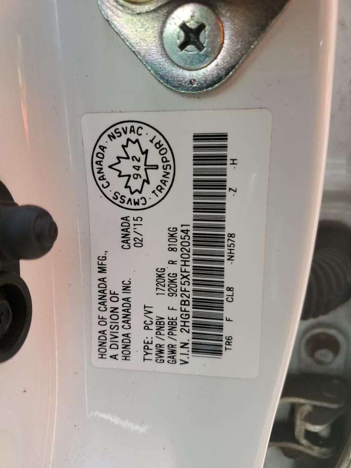 2HGFB2F5XFH020541 2015 Honda Civic Lx 2HGFB2F5XFH020541 2015 Honda Civic Lx