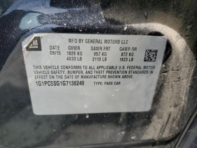 2016 CHEVROLET CRUZE LIMI - 1G1PC5SG1G7138248