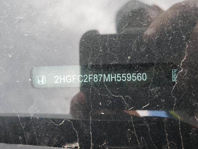 2021 HONDA CIVIC SPOR - 2HGFC2F87MH559560