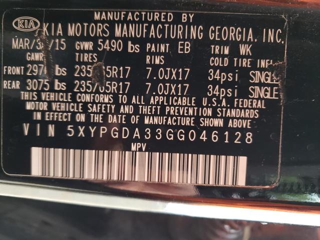 2016 KIA SORENTO LX - 5XYPGDA33GG046128