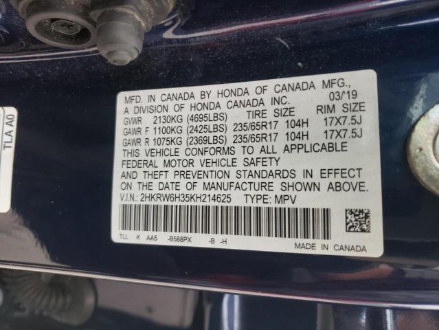 2019 HONDA CR-V LX - 2HKRW6H35KH214625