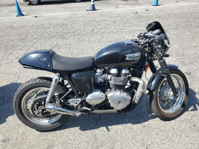 TRIUMPH MOTORCYCLE THRUXTON 2013 black road/str gas SMT920K1XDT571735 photo #1